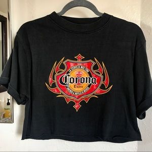 ❌ SOLD ❌ Vintage Cropped Corona T-shirt 🍺